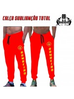 CALÇA VERMELHA PERSONALIZADA BOMBEIRO
